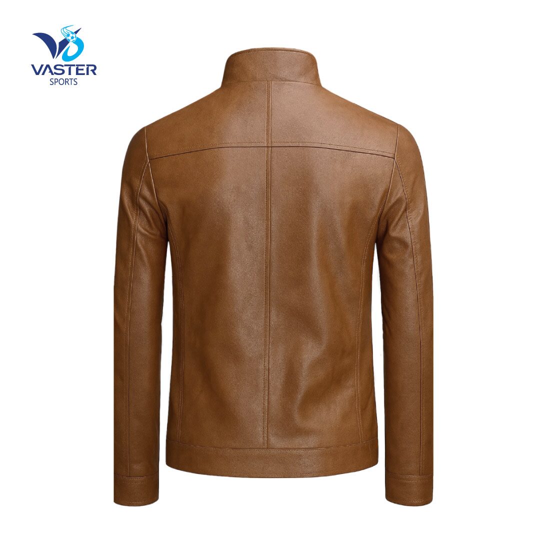 Custom Shearling Leather Jacket for Men | Premium Winter Wear - Image 3