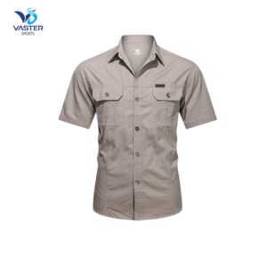 cotton short sleeve shirt for men