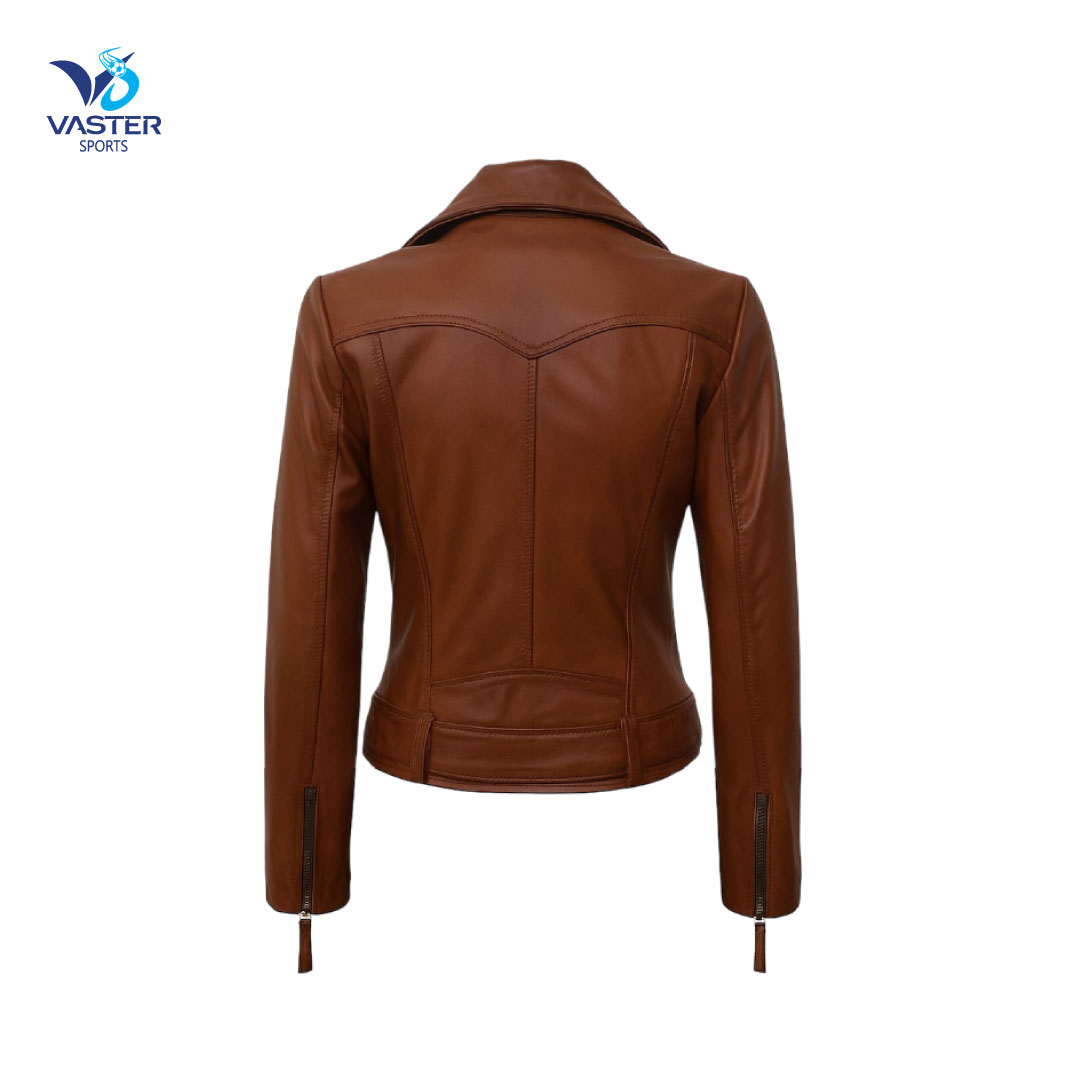 Asymmetrical Leather Jacket