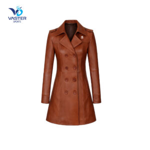 Leather Trench Jacket Women