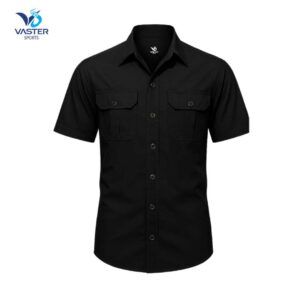 stretch short sleeve shirt for men