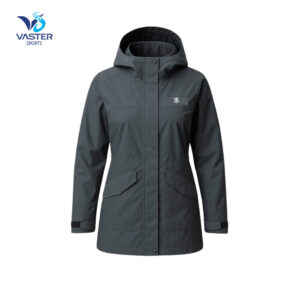 padded hooded jacket