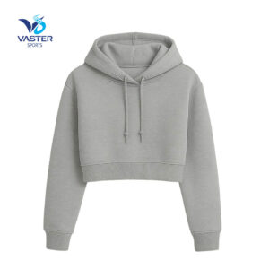 Women Crop Fleece Hoodie