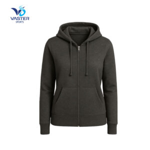 Sporty Zip-Up Hoodie Women