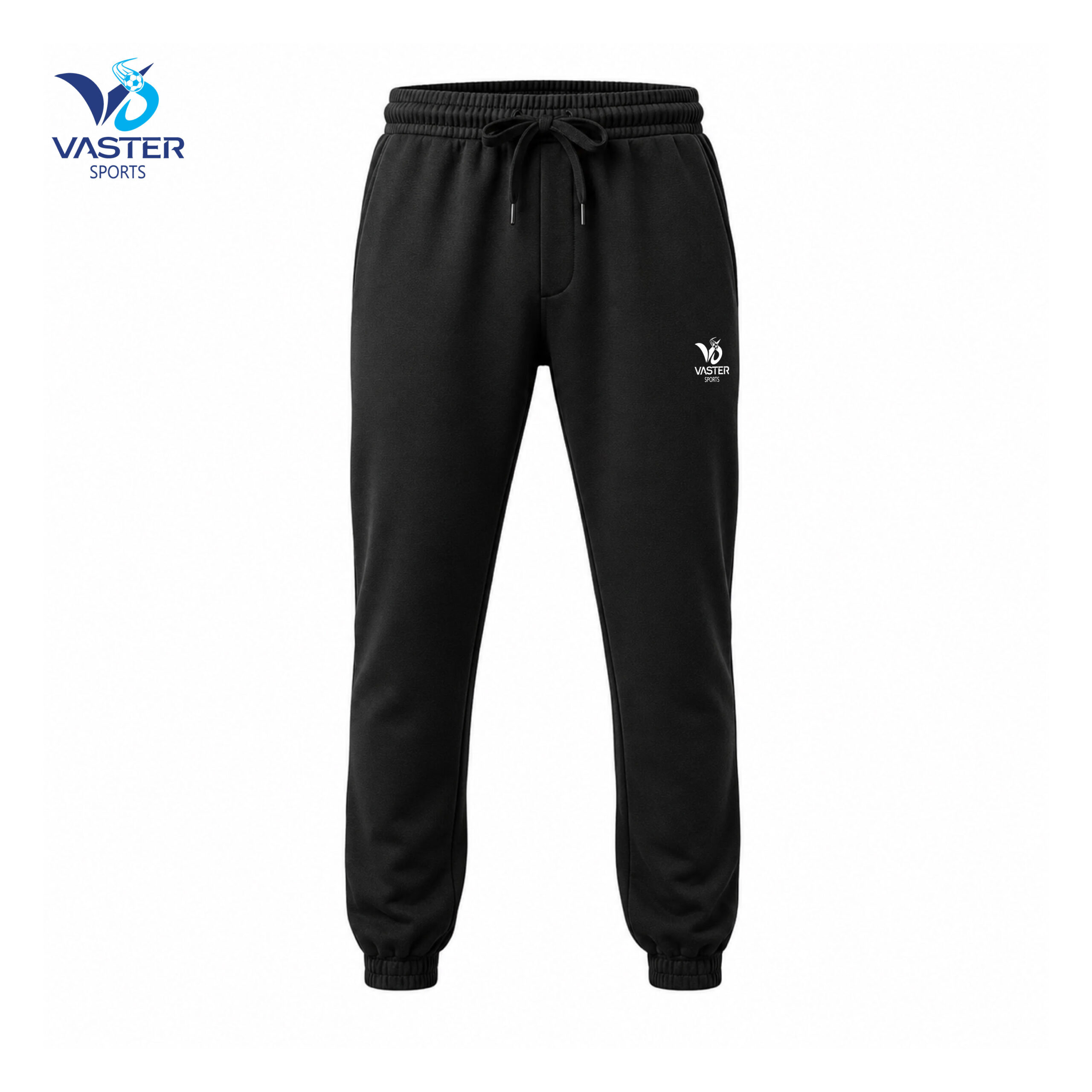 Black Slim Sweatpants Men