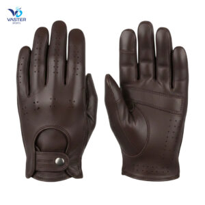 Men’s Shadow Grip flexible leather gloves with ergonomic design, anti-slip palms, and adjustable wrist closure