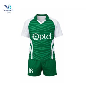 Custom hockey uniform with team colors, logos, and breathable performance fabric