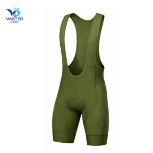 Men’s custom aero cycling bib with compression fit and breathable mesh straps