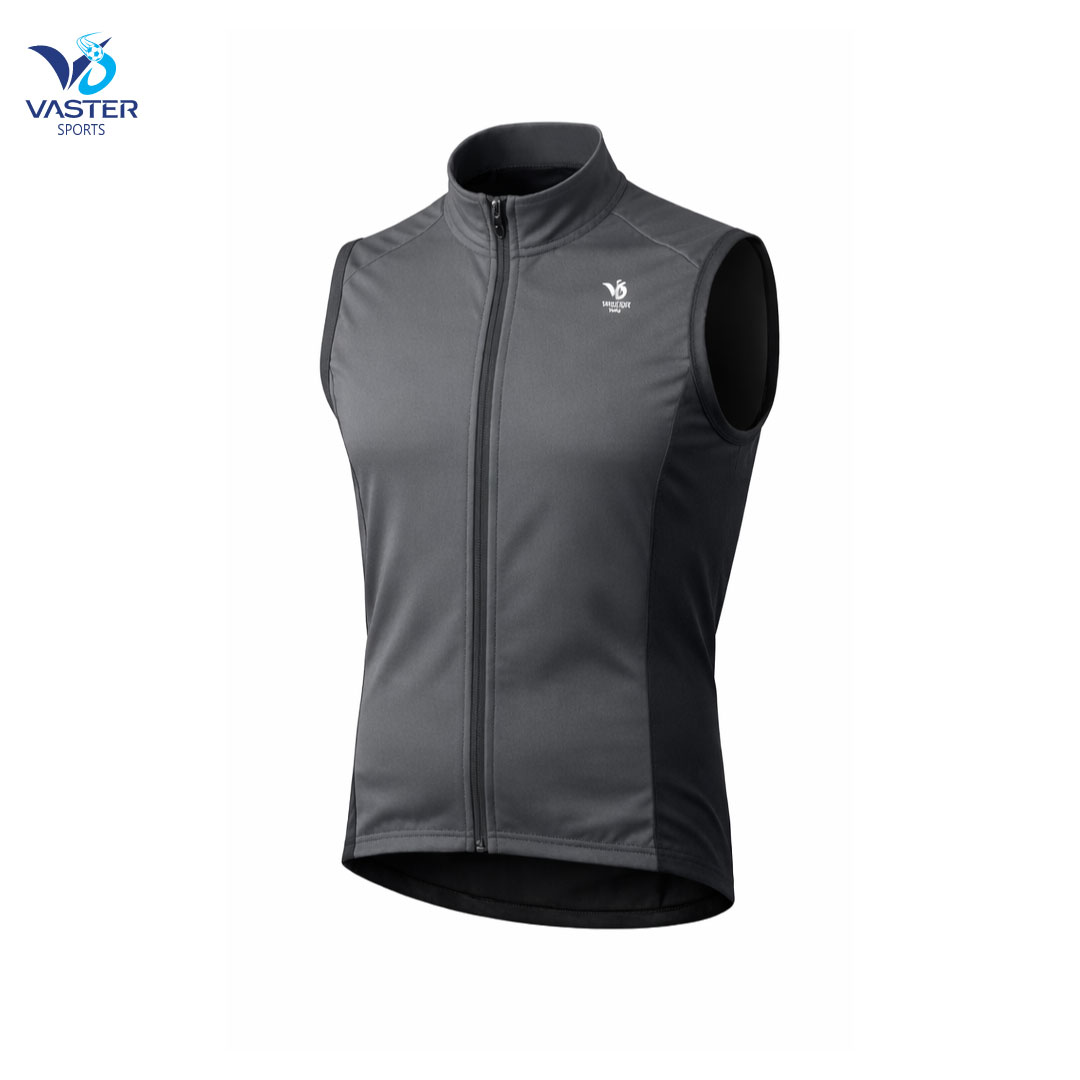 Men’s windproof cycling vest designed for road cycling and endurance performance