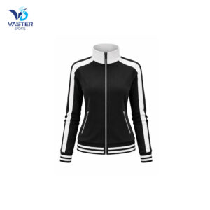 Women workout track jacket designed for gym, training, and casual fitness wear