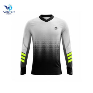 Flexible custom cross team jersey made from breathable, moisture-wicking fabric