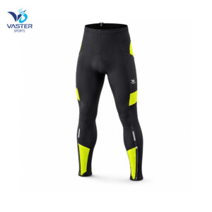 Men’s custom cycling tights with compression fabric and breathable performance design