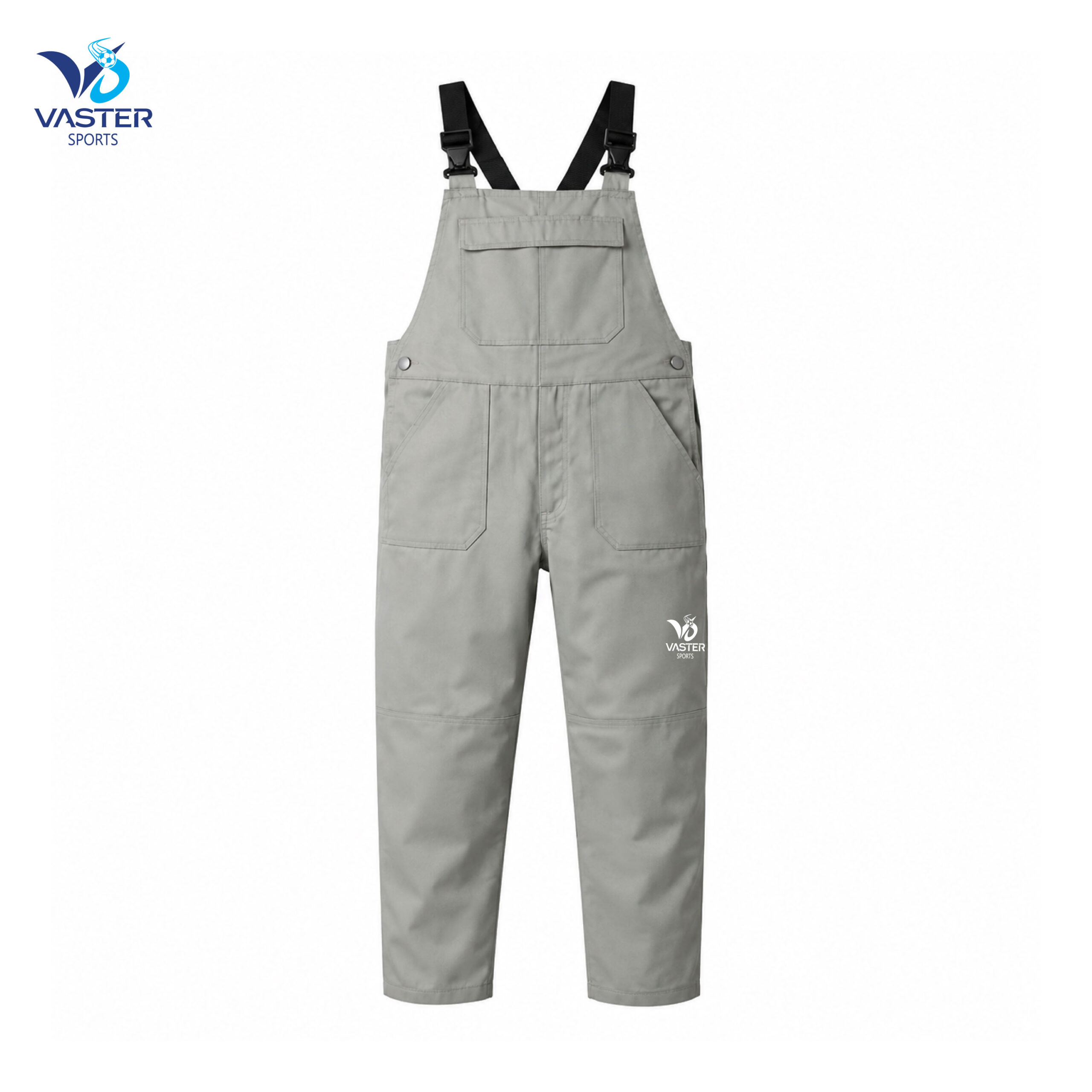 Men’s industrial work bib overalls designed for heavy-duty construction use