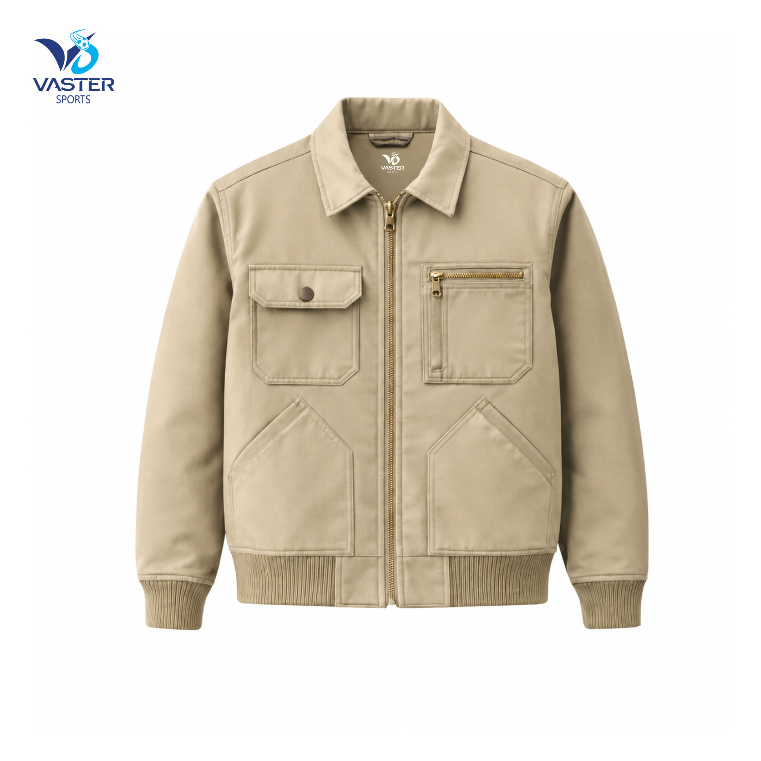 Men’s heavy duty workwear jacket designed for industrial and construction use