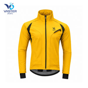 Men’s windproof cycling jacket with athletic fit and performance design