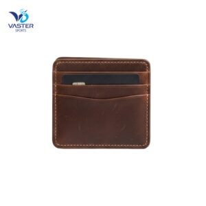 Secure leather wallet design made from reinforced premium leather with organized compartments