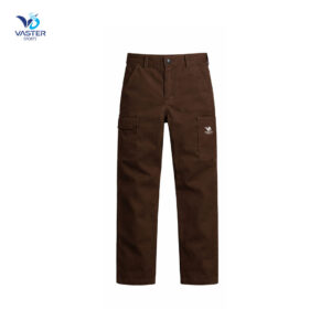 Men’s heavy duty work trousers with utility cargo pockets and reinforced fabric