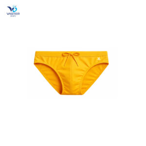 Competitive swim briefs for men with adjustable drawstring and hydrodynamic fit