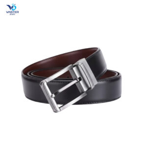 Leather belt everyday wear made from premium leather with strong metal buckle