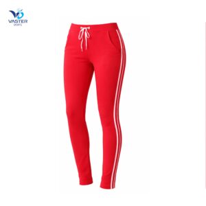 Women’s gym track pants with breathable fabric and elastic waistband for workouts