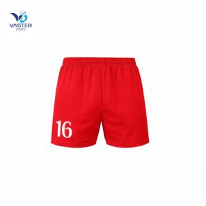 Custom hockey shorts with breathable performance fabric and team branding