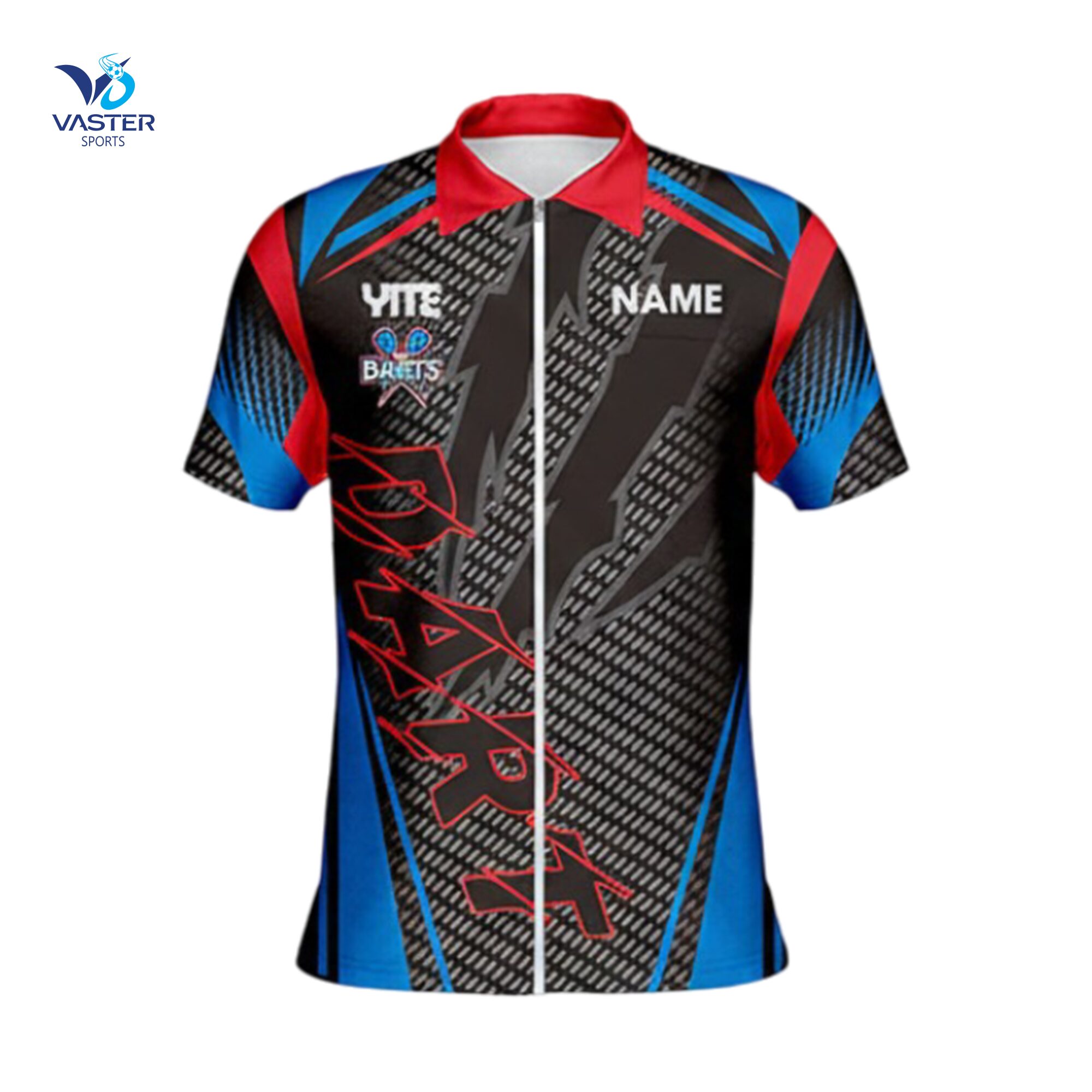 Dart team match jersey with breathable fabric designed for competitive team play