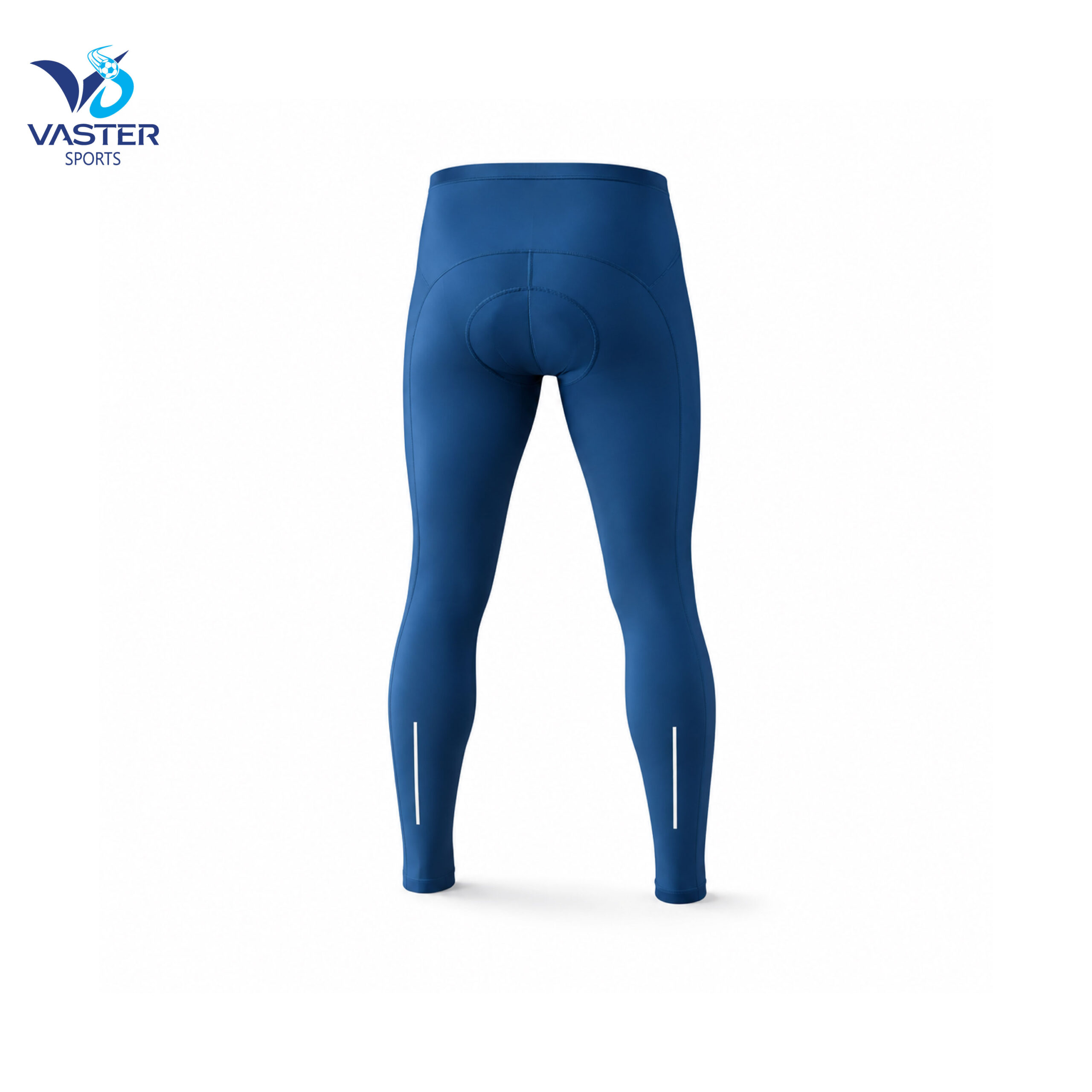 Men’s sublimated cycling tights with custom printed graphics and ergonomic fit