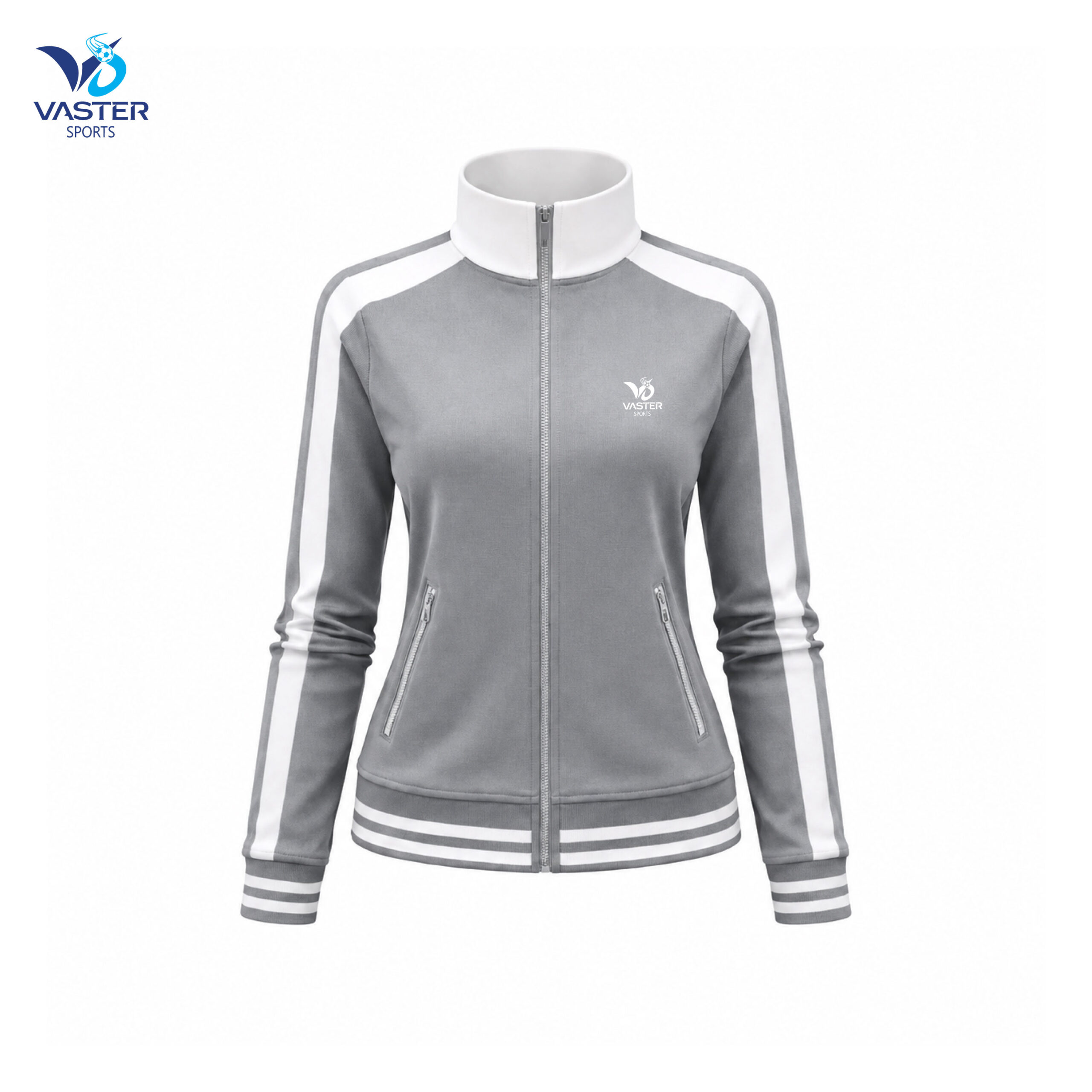 Women gym track jacket designed for workouts, training, and active fitness wear
