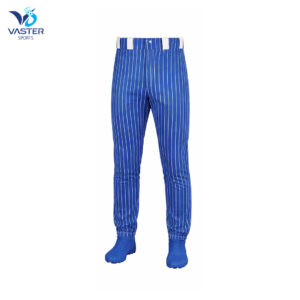 pinstripe baseball pants men blue design