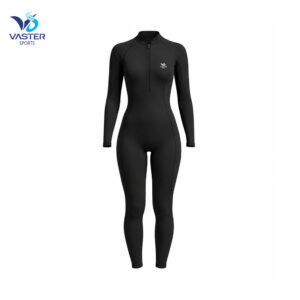 Women flexible wetsuit swim with stretch neoprene design