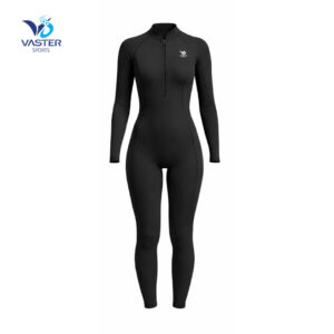 Women flexible wetsuit swim with stretch neoprene design
