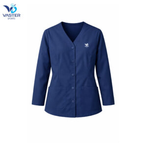 Women anti-microbial medical jersey designed for healthcare professionals during long hospital shifts