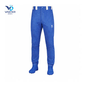 pinstripe baseball pants men blue design
