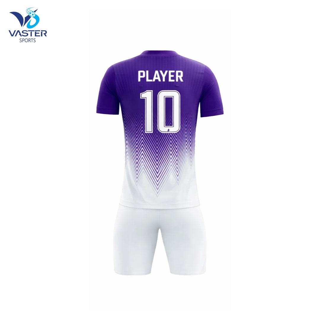 Back view of handball uniform showing customizable player name and number section