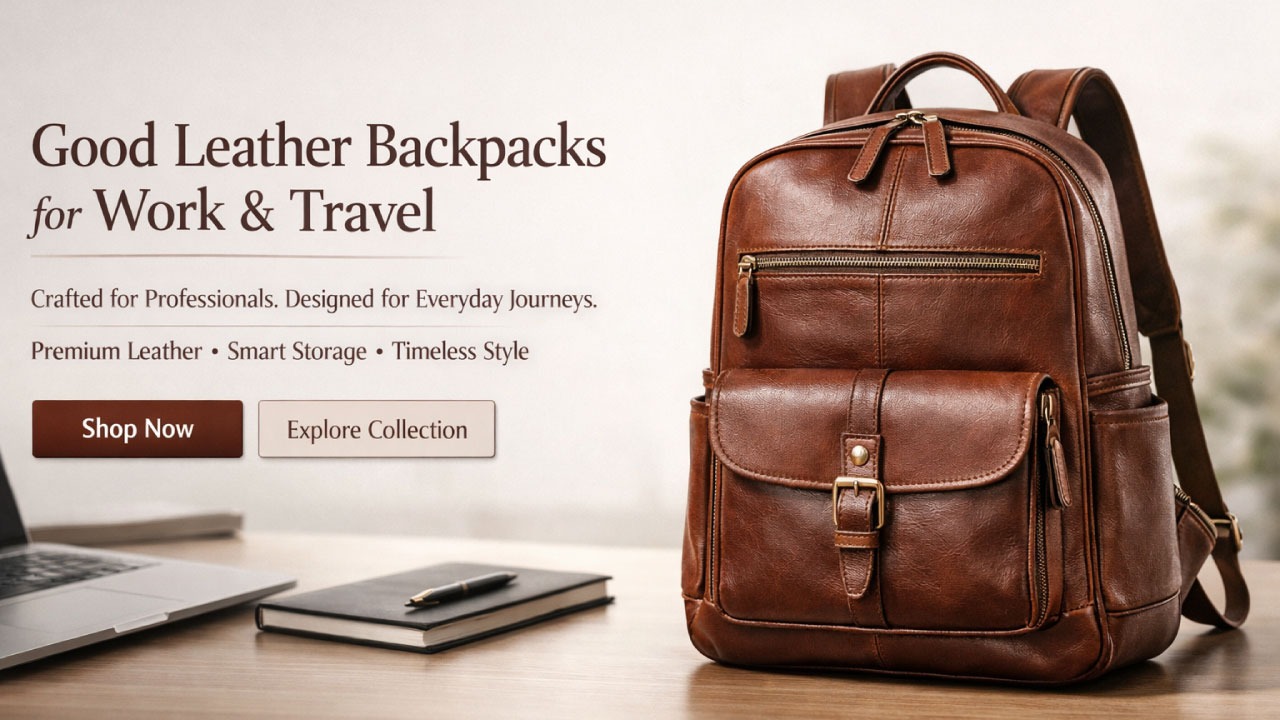 7 Stylish Leather Backpacks That Upgrade Your Everyday Look