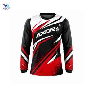 Long sleeve dart uniform shirt with breathable lightweight fabric