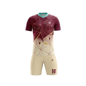 Custom handball uniform with jersey and shorts and team logo design
