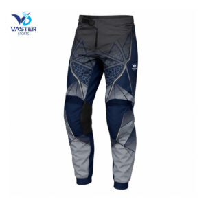 Custom motocross pants with durable fabric and off-road racing design