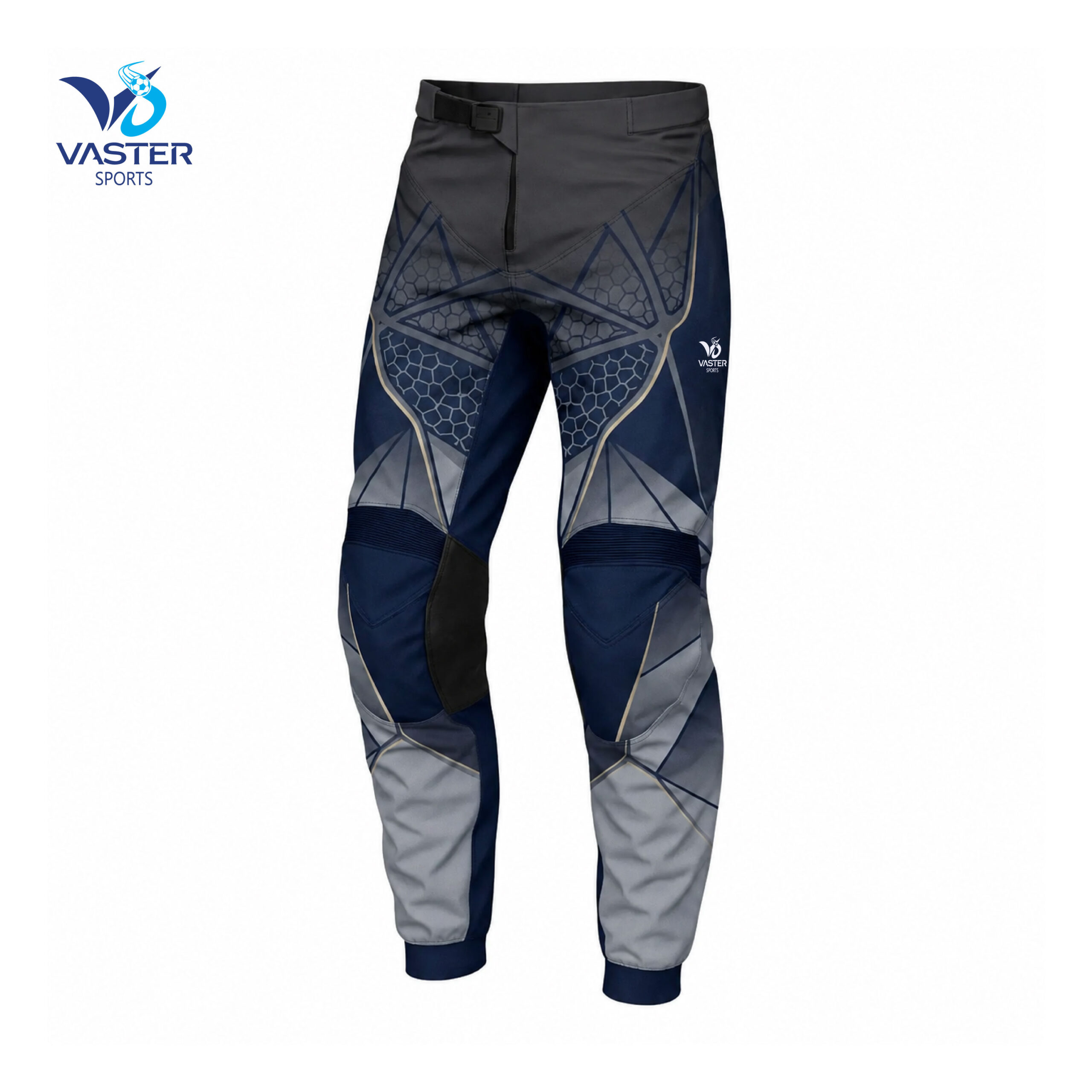 Custom motocross pants with durable fabric and off-road racing design