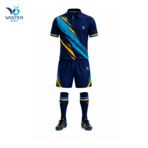 Tennis match outfit with custom team design and breathable fabric