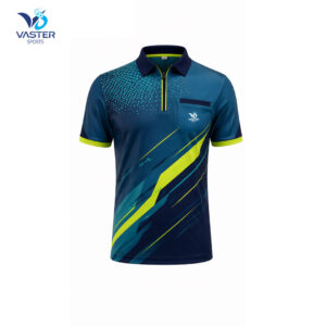 Darts game shirt with breathable fabric and custom team design