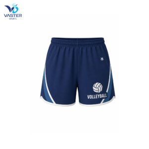 Custom volleyball shorts women with breathable fabric and team design