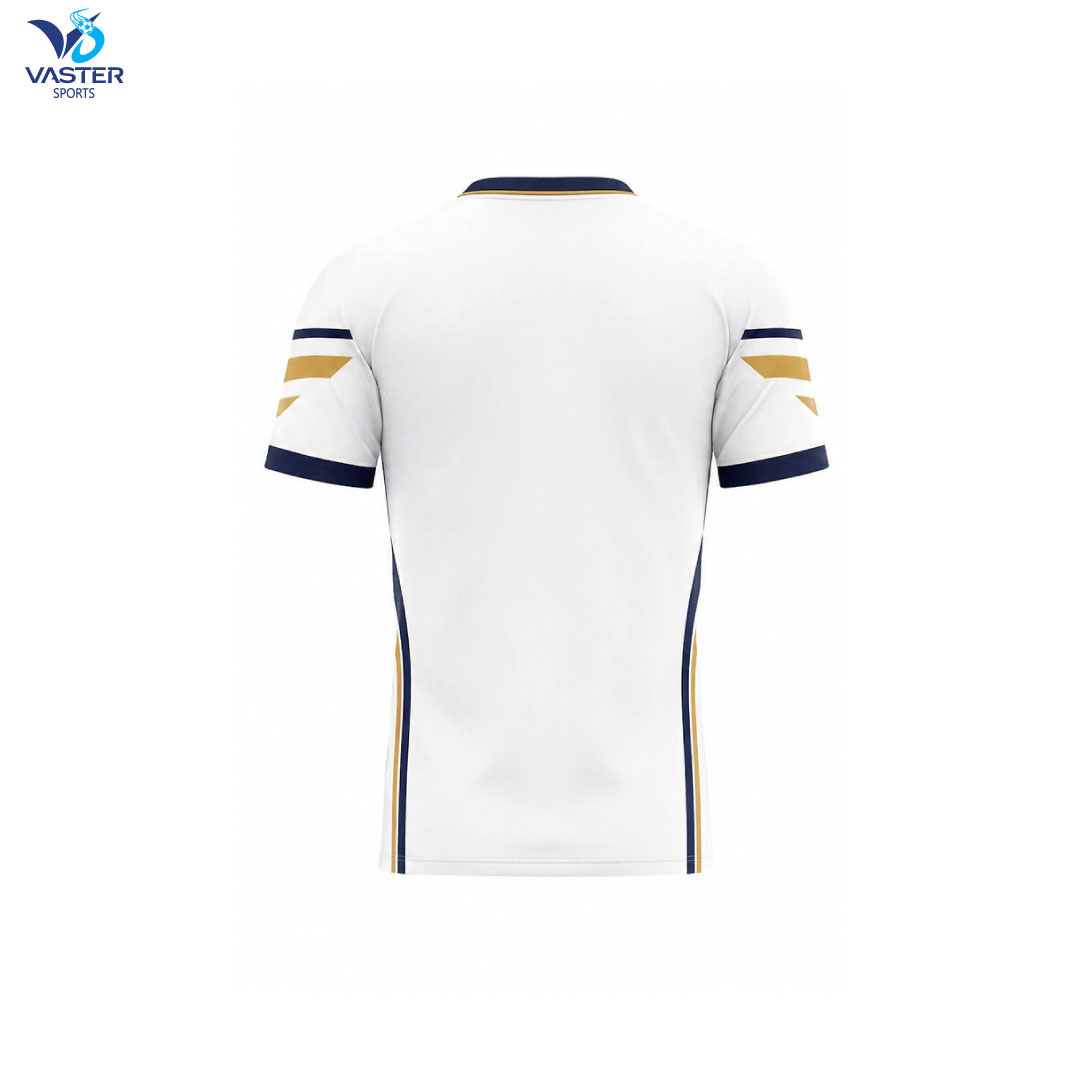 Back view of enduro jersey with rider name and number customization