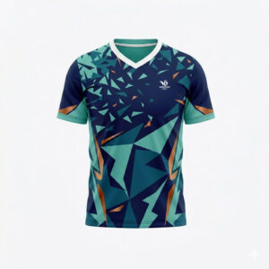 Handball match t-shirt with breathable fabric and custom team design