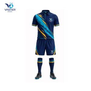 Tennis match outfit with custom team design and breathable fabric