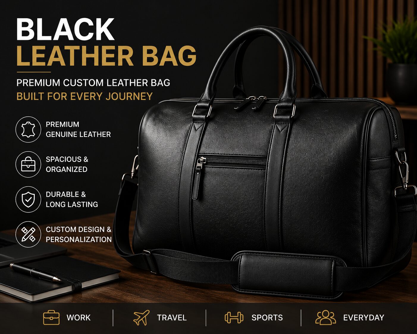 Black Leather Bag: A Timeless Choice for Every Lifestyle